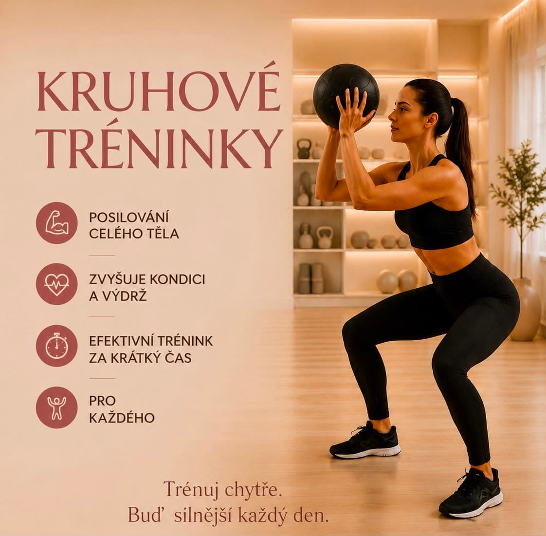 Ukázkový vizuál kruhového tréninku.